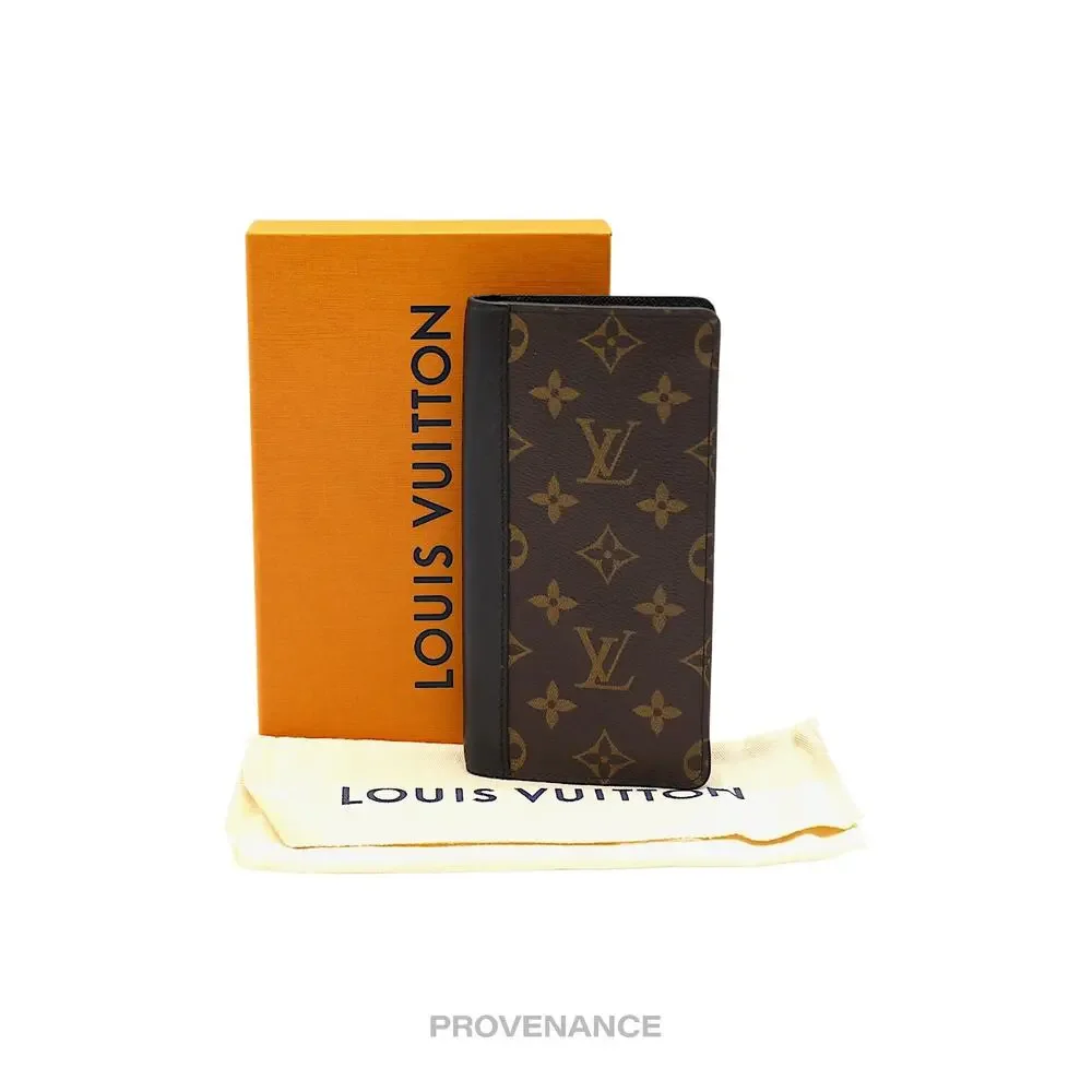 🔴 Louis Vuitton Tanon Long Wallet - Monogram Macassar